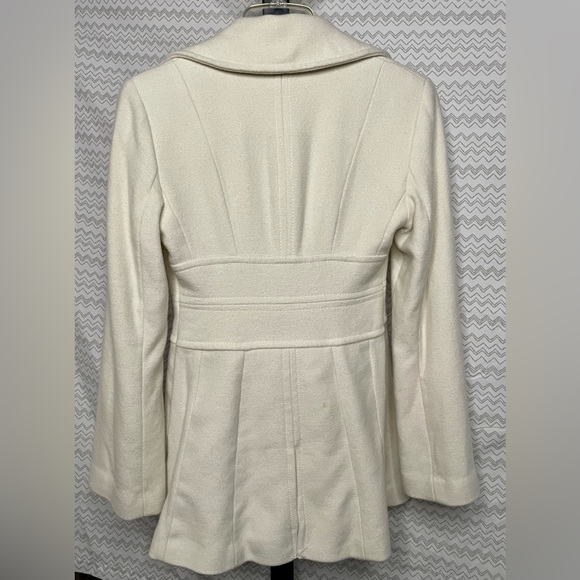 Cream Colored Jessica Simpson Peacoat - Picture 3 of 11